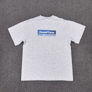 Vintage Finish Line T Shirt Choose To Play Y2K Casual Shirt Mens Size Small